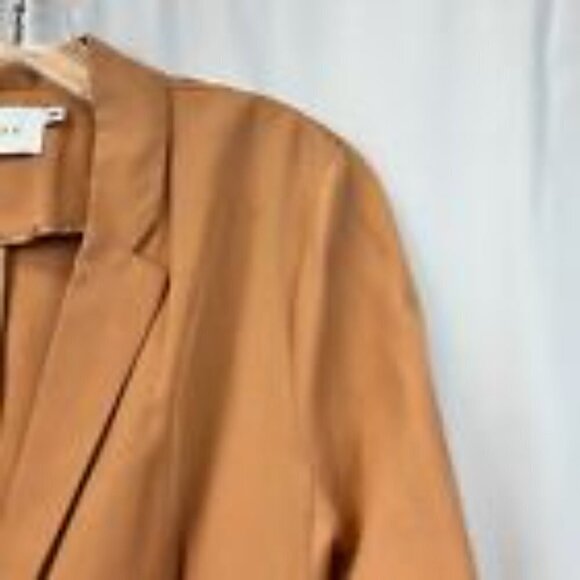Lush Womens Apricot Long Sleeve Single-Breasted Two-Button Blazer Size Small - Picture 6 of 10